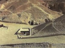 Долина царей. Вид на входную часть гробницы Тутанхамона