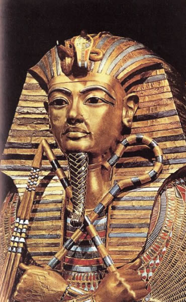 Золотой саркофаг Тутанхамона. Каир, Египетский музей