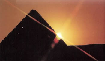 Закат на плато Гиза