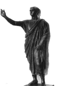 Портретная статуя оратора. Бронза. I в. до н.э. Археологический музей. Флоренция