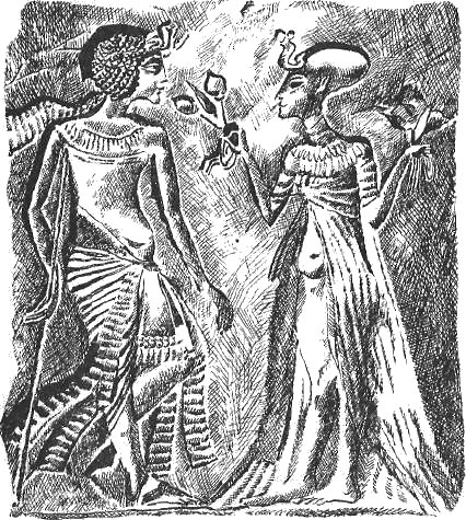 Сменкхара со своей женой Меритатон