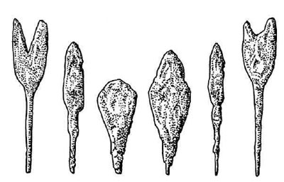Железные наконечники стрел из Каракорума