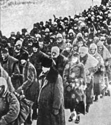 Десятки тысяч пленных - итог наступательных операций советских войск под Россошью и Острогожском. Январь 1943 г.