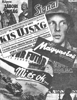 Венгерская пресса стремилась укрепить боевой дух гонведов. 1942 г.
