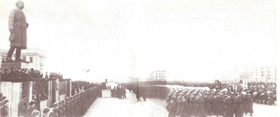 Военный парад. 7 ноября 1941г.