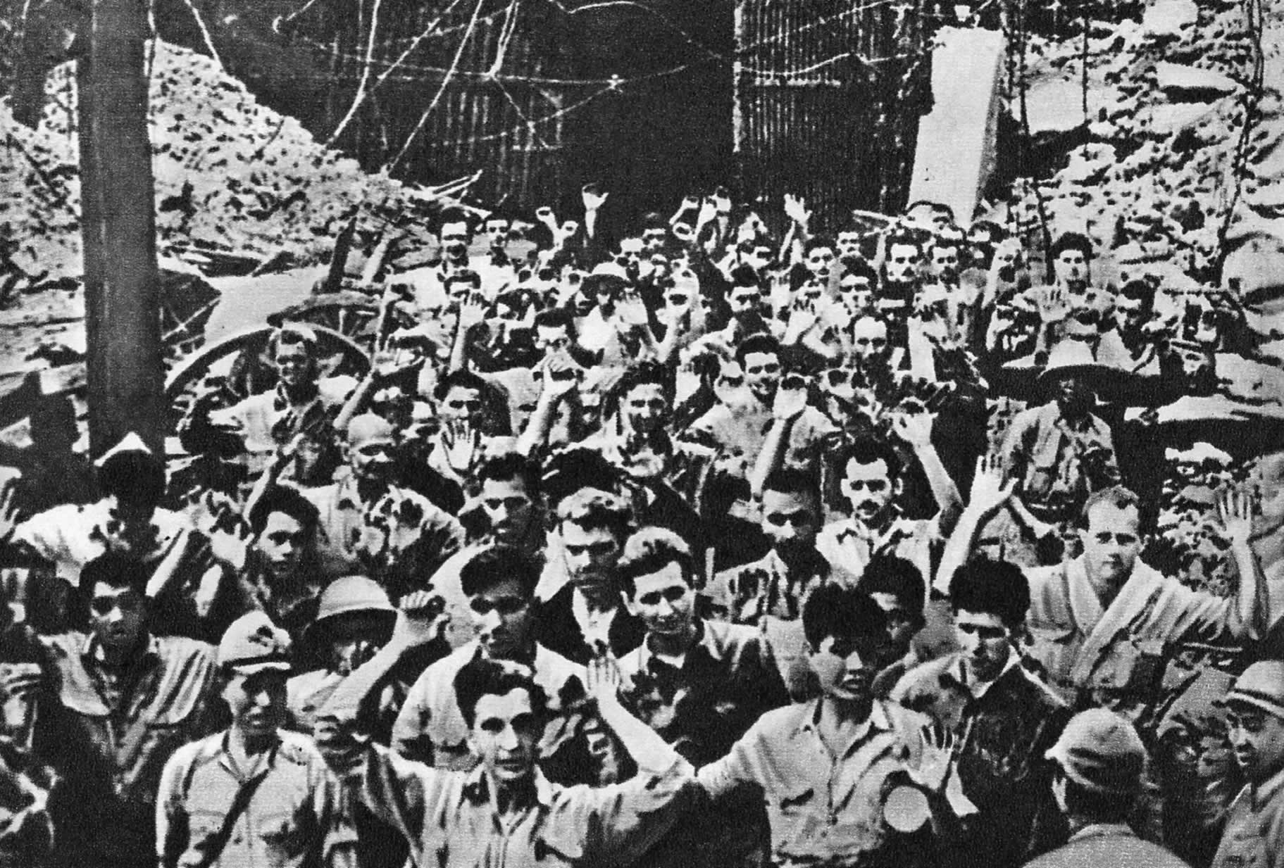 Капитуляция 11-тысячного гарнизона американо-филиппинских войск на о.Коррехидор. Филиппины, май 1942г.