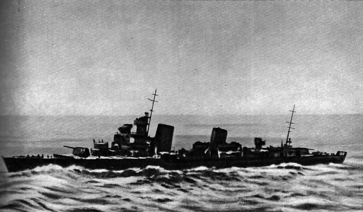 Лидер «Ташкент» — последний из надводных кораблей, прорвавшихся в Севастополь 26 июня 1942 г.
