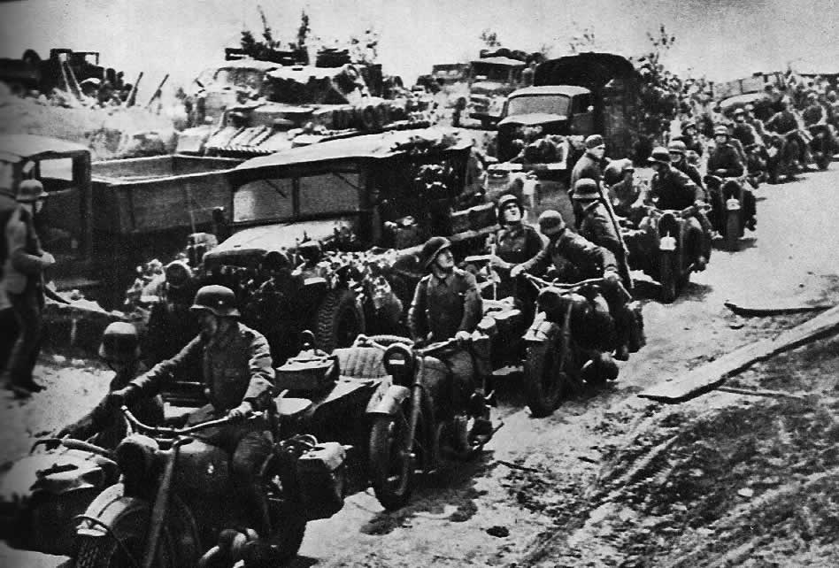 Немецко-фашистские войска в большой излучине Дона. Июль 1942 г.