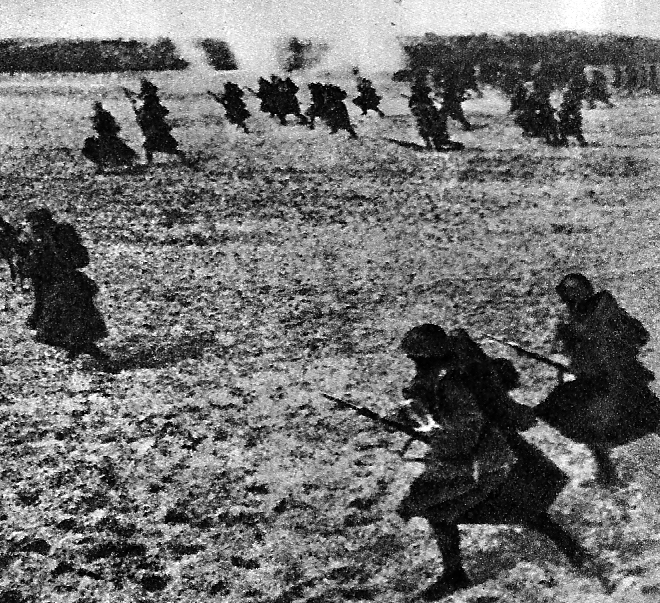 Контратака польской пехоты. Сентябрь 1939г 