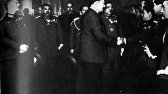 Прием в Берлине японской военной делегации. 31 января 1941 г.