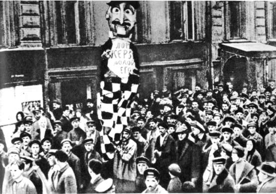 Демонстрация населения Москвы против ультиматума Керзона. 1923 г