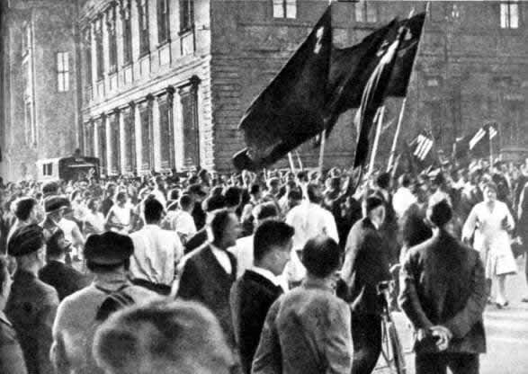 Демонстрация трудящихся Берлина против фашизма. 1932 г.