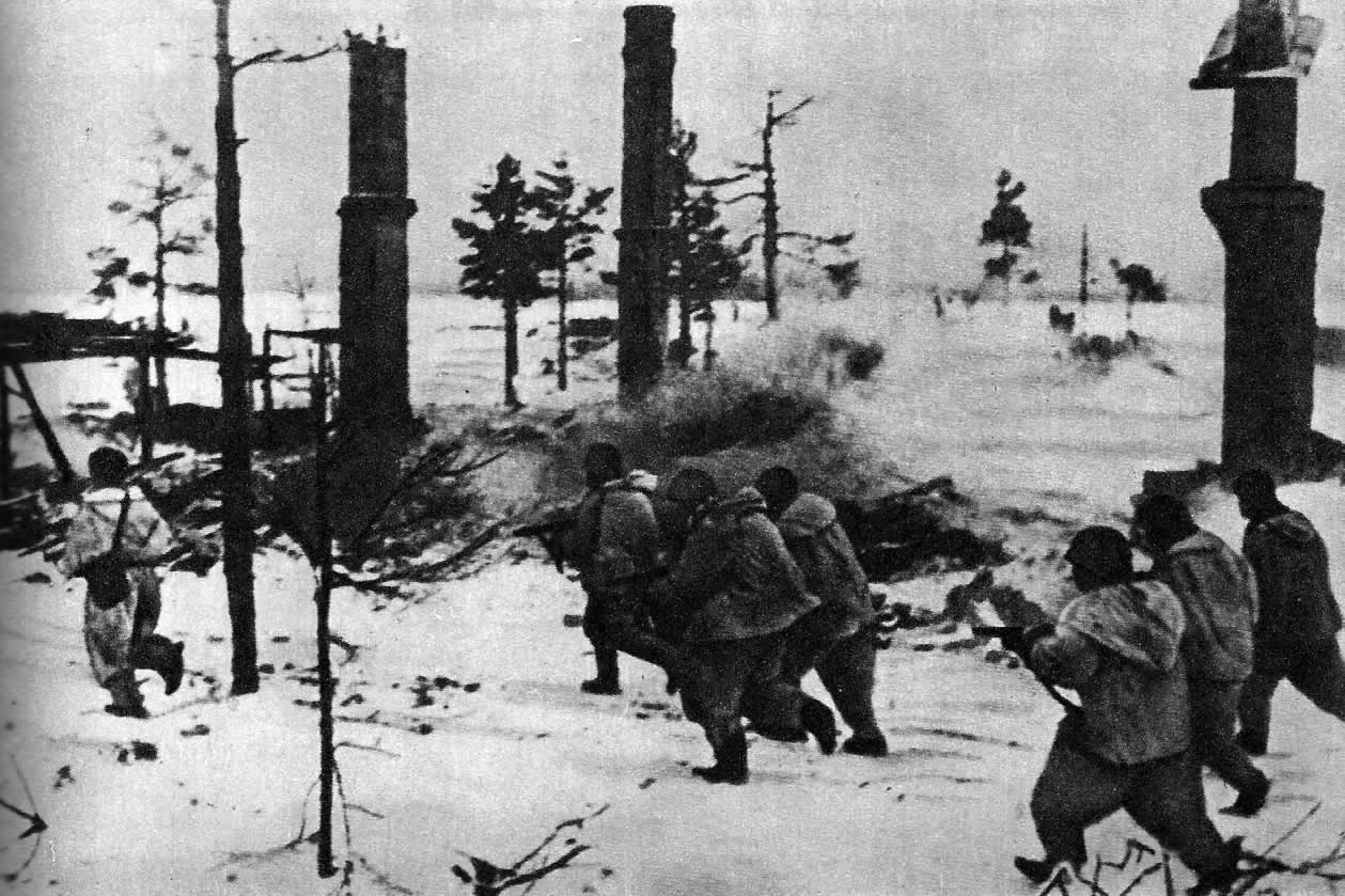 Навстречу ленинградцам. Волховский фронт, январь 1943 г.