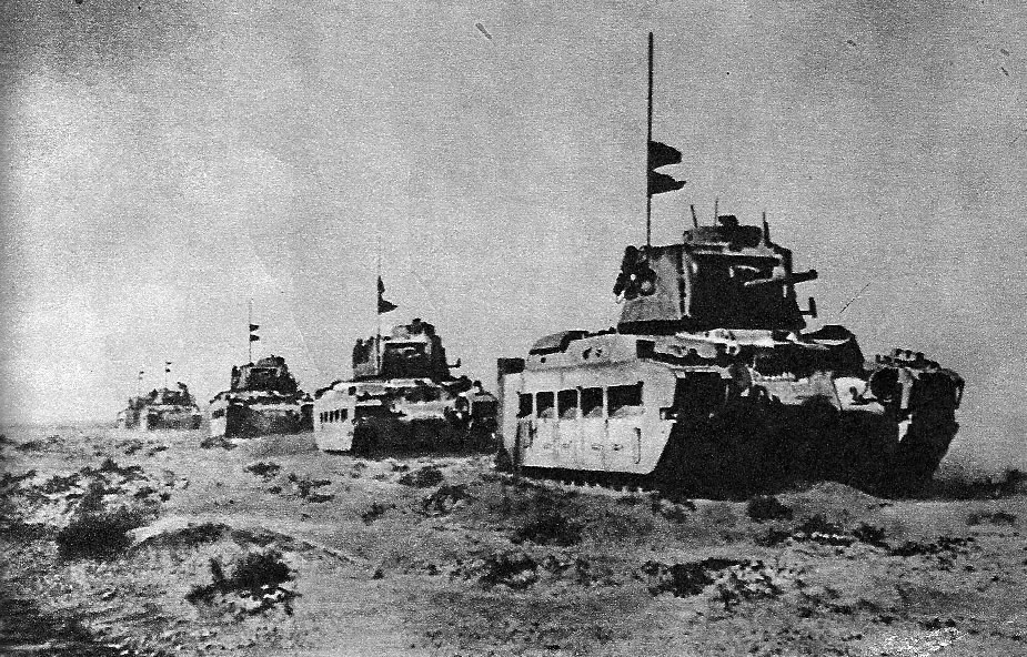 Английские танки в Северной Африке. Ноябрь 1941 г.