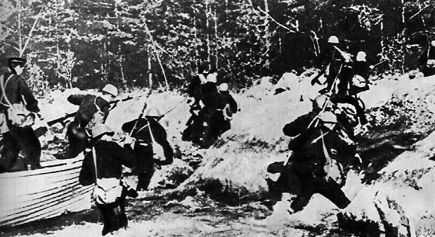 Высадка десанта на один из островов в районе полуострова Ханко. Лето 1941 г.