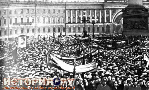 Демонстрация солидарности с испанским народом. Ленинград. 1936 г.