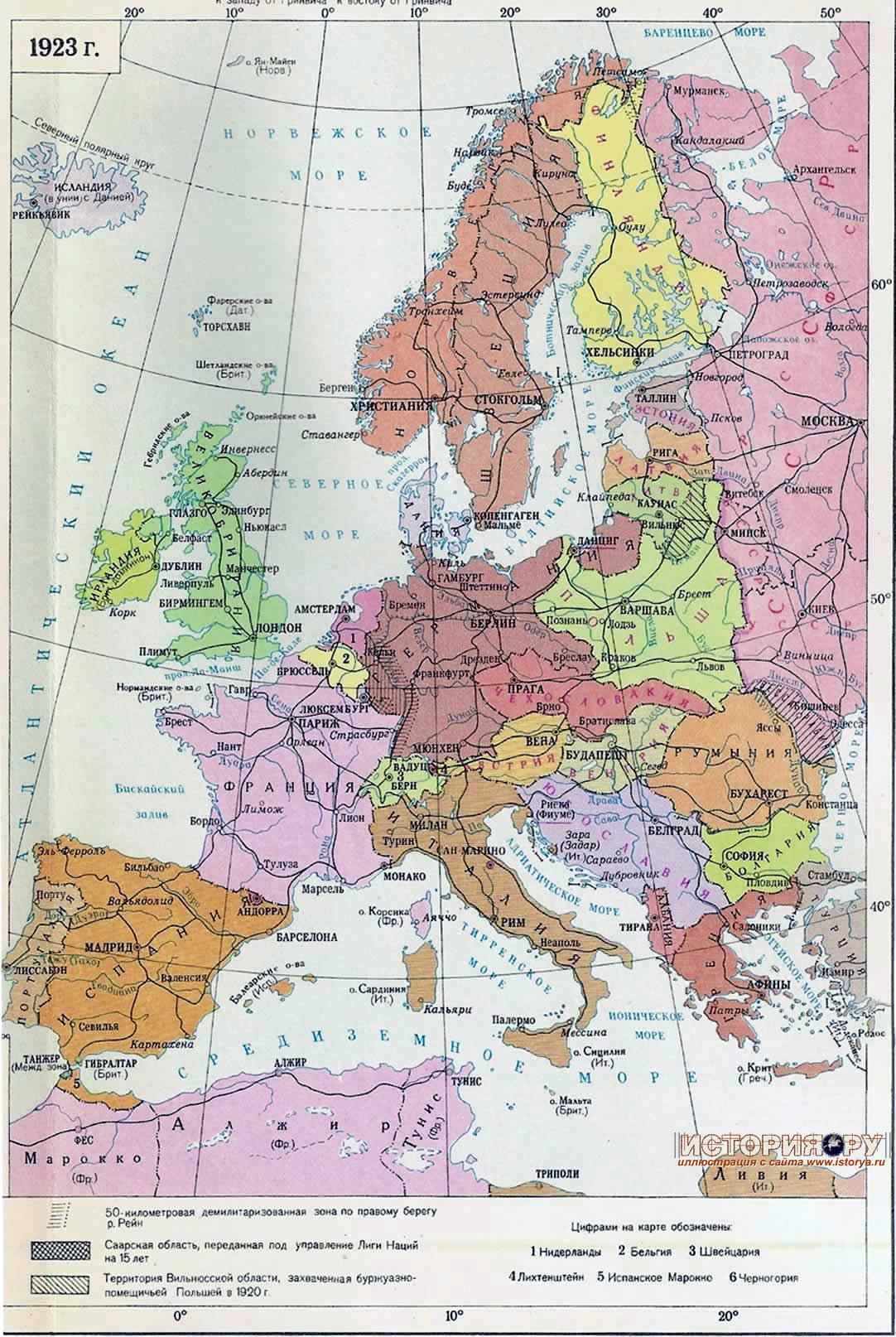 изменения в политической карте европы в итоге первой мировой войны и победы октябрьской революции